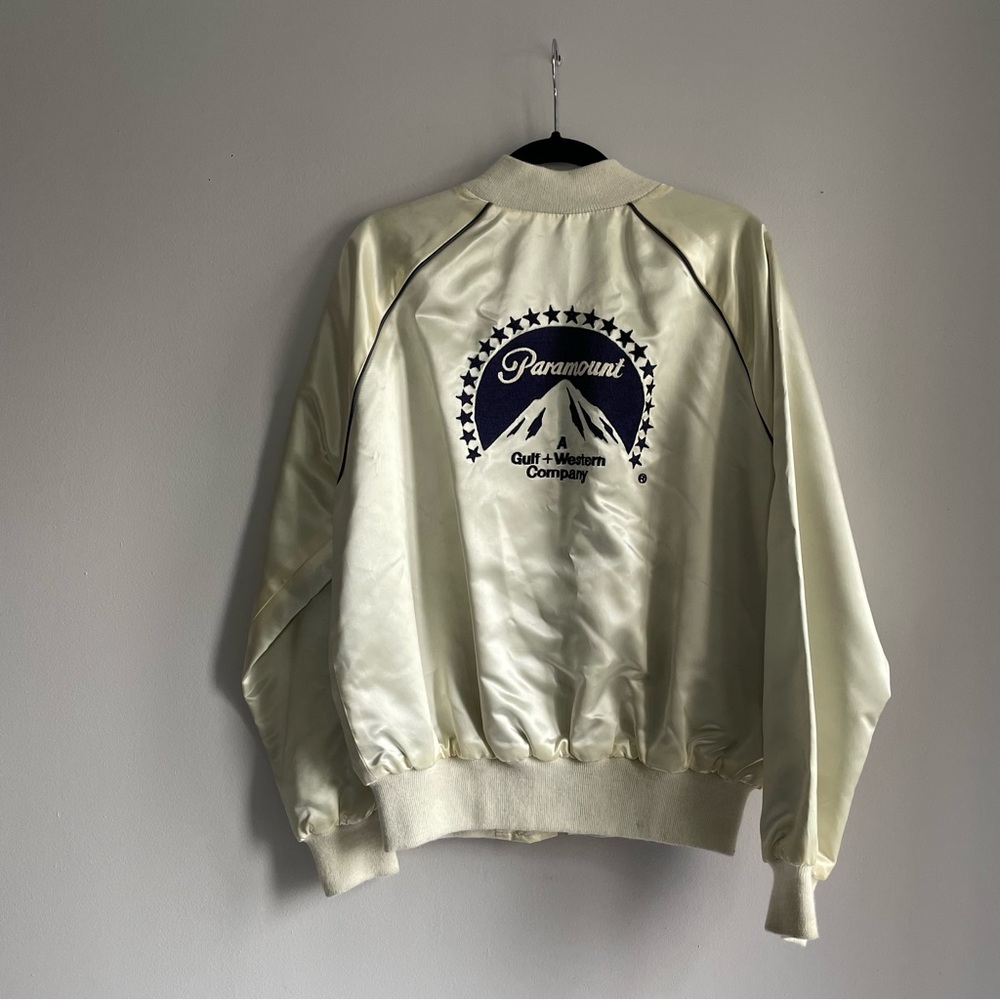 Vintage Satin Paramount Pictures Jacket.